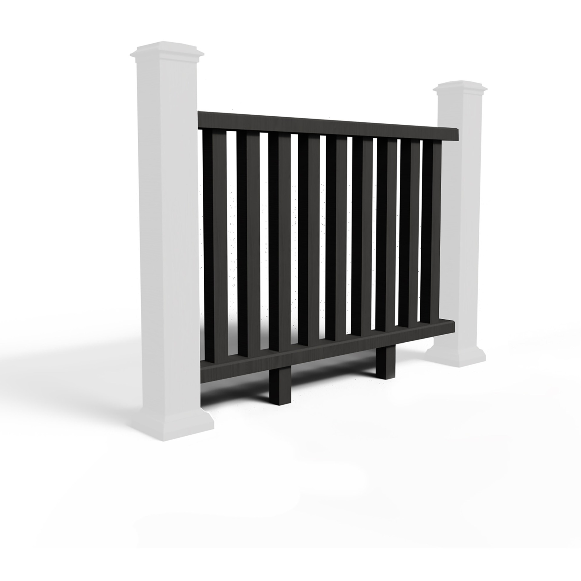 Anthracite Grey Classic Balustrade Railing Kit