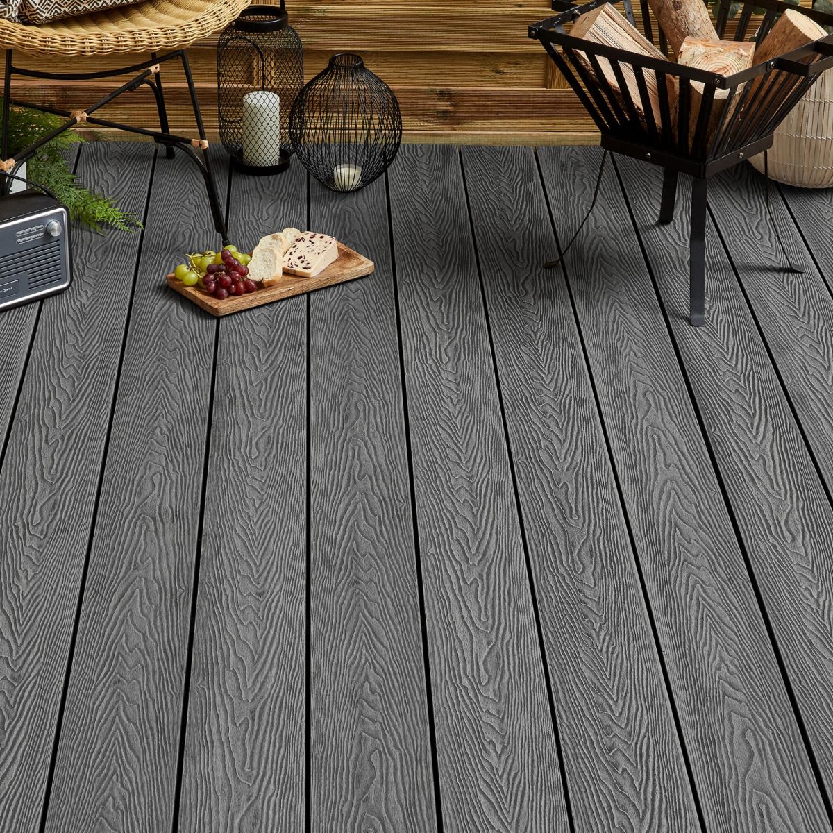 Stone Grey Classic Composite Decking Dream Decking