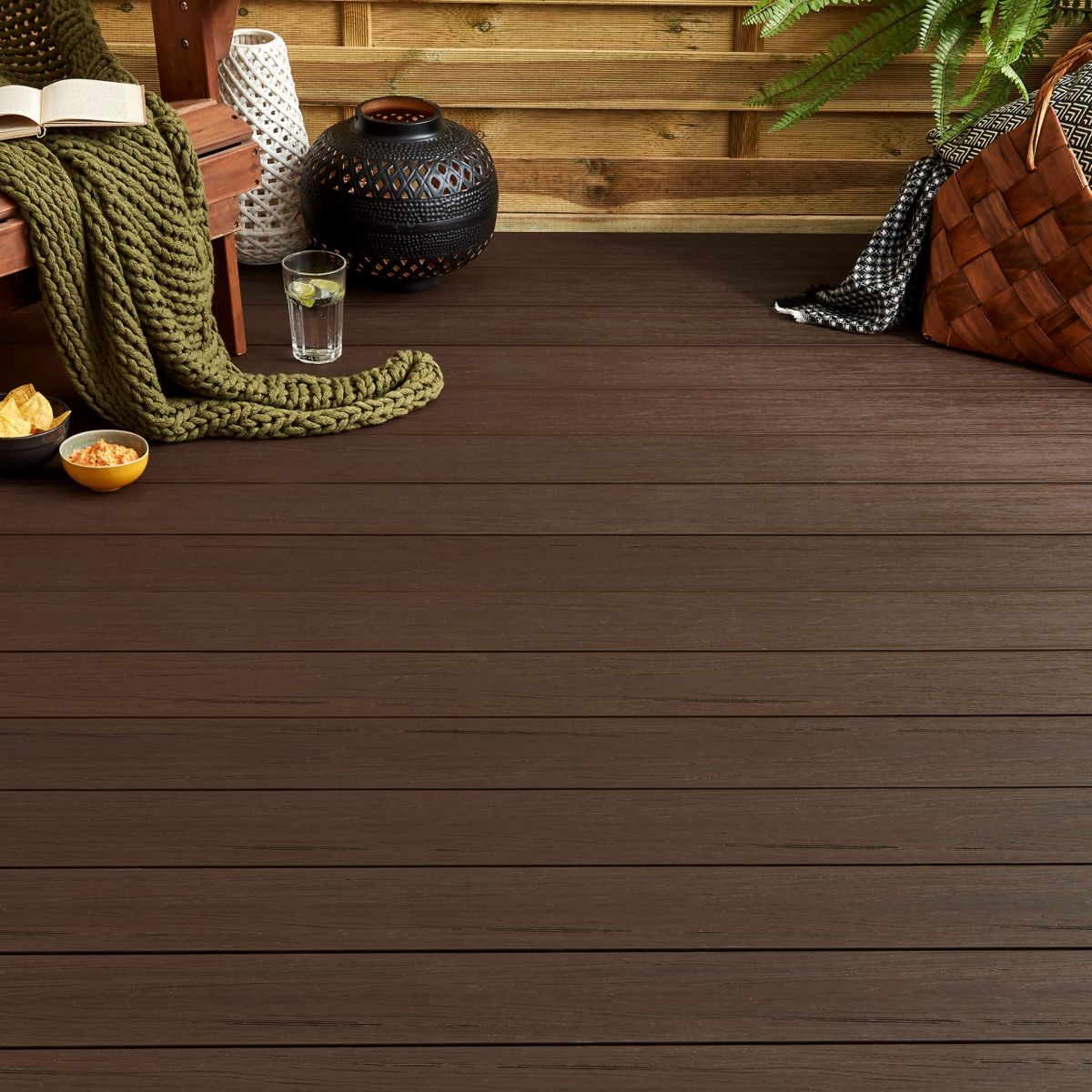 Walnut Premium Composite Decking | Dream Decking