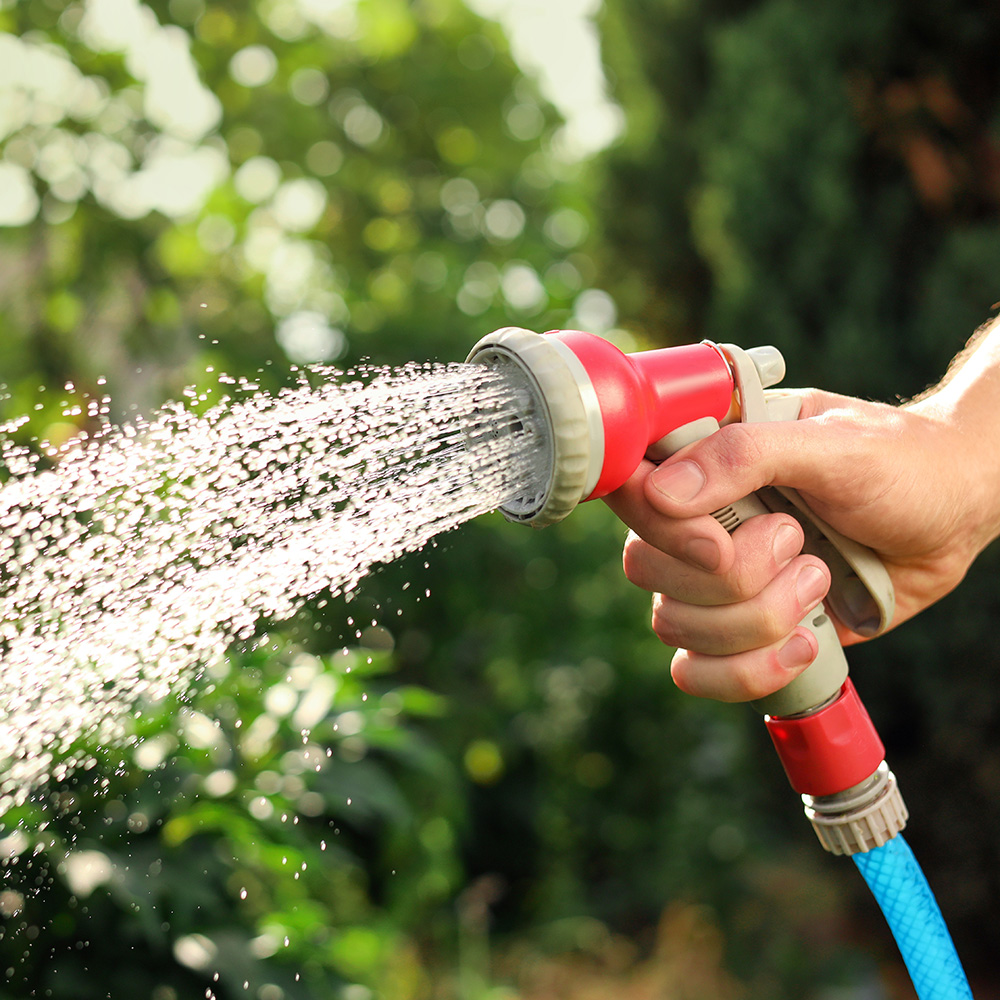 Water Hose on Decking